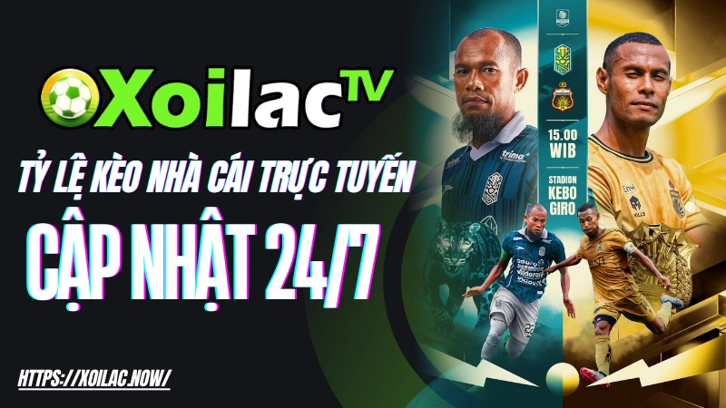 Tỷ lệ kèo bóng đá trực tuyến tại Xoilac TV cập nhật liên tục
