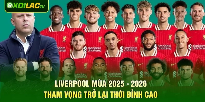 Liverpool Mùa 2025 - 2026: Tham Vọng Trở Lại Thời Đỉnh Cao