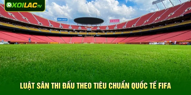Luật sân thi đấu theo tiêu chuẩn quốc tế FIFA