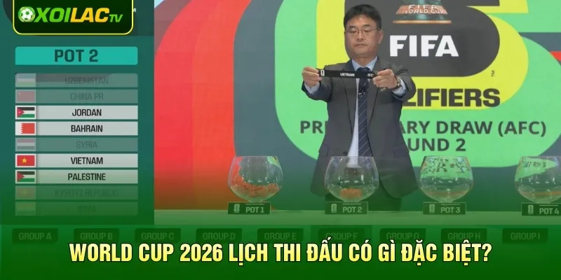 World Cup 2026 lịch thi đấu có gì đặc biệt?