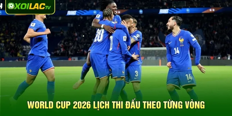 World Cup 2026 lịch thi đấu theo từng vòng
